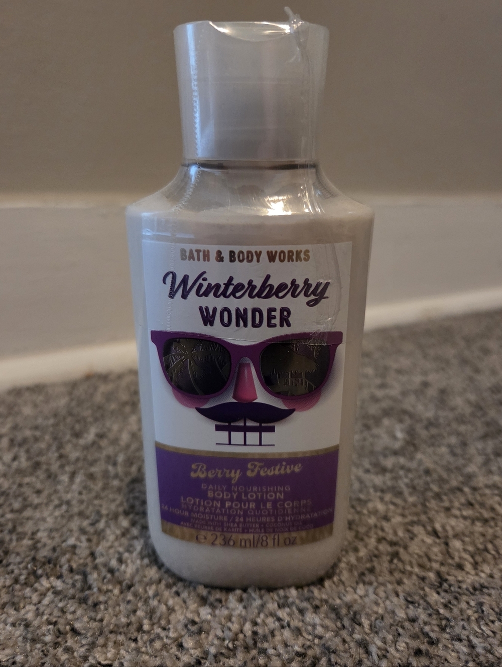 Bath & Body Works Winterberry Wonder Body Lotion - Purple